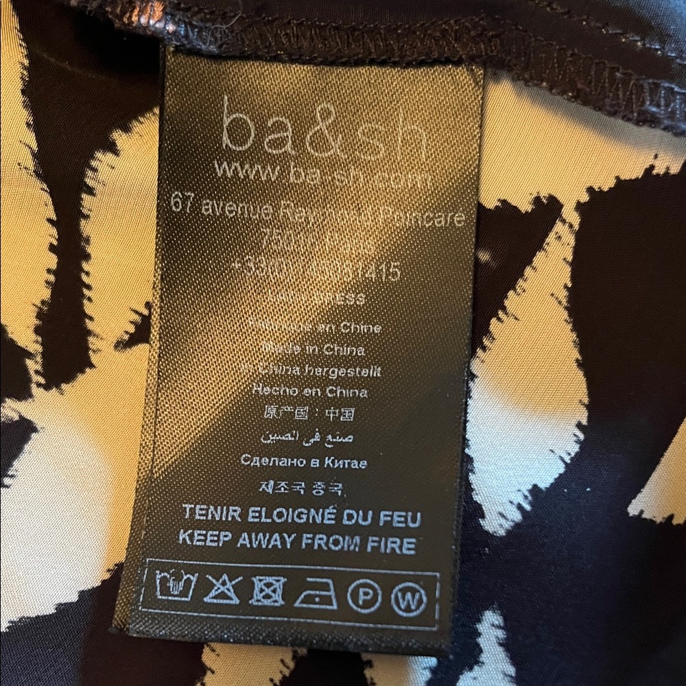 Ba&sh Cassie leaf print dress - Picture 4 of 8